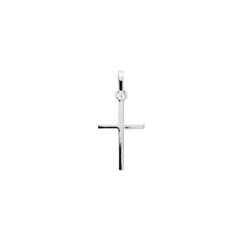 Croix DARINE  or blanc 750/°° fil carré 2 mm