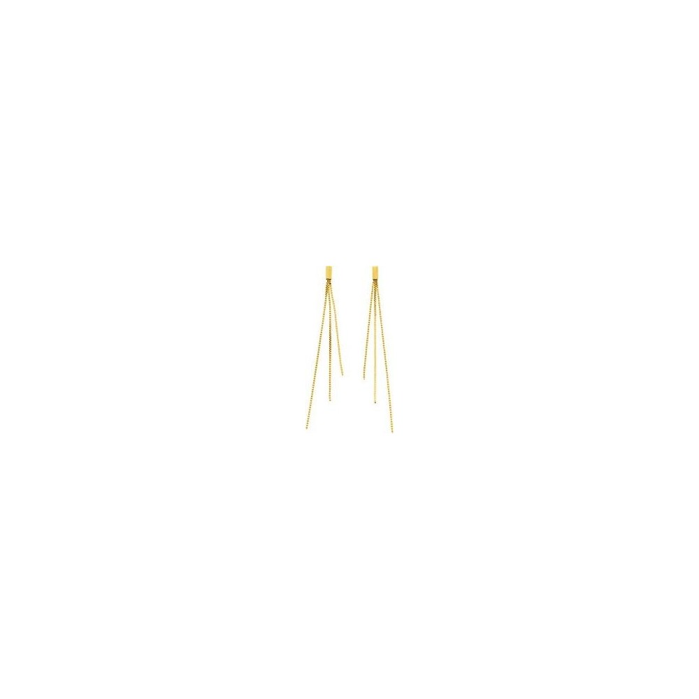 Boucles d'oreilles FILOLI pendants or jaune 750 /°°