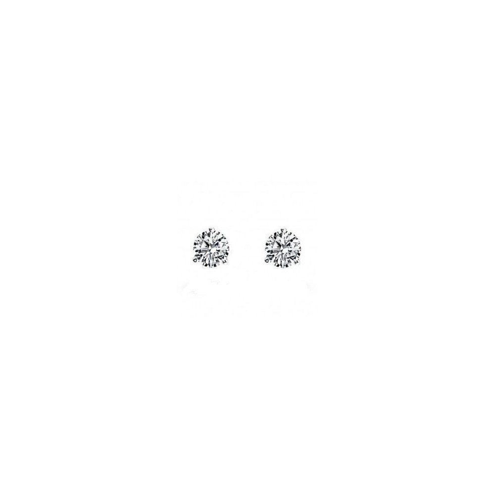 Boucles d'oreilles CELESTE  or blanc 750/°° diamants 0.60 carat