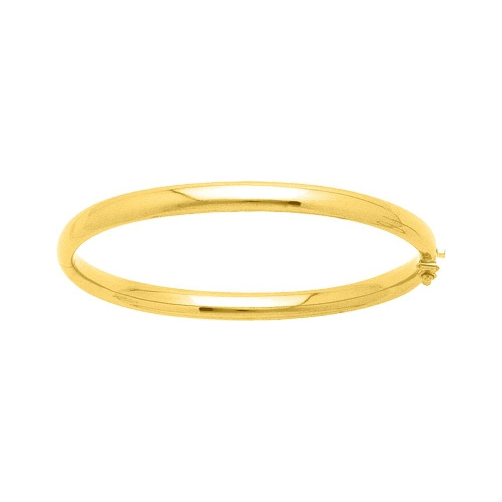 Bracelet GAILLARD or jaune 750 /°° jonc ouvrant largeur 5 mm