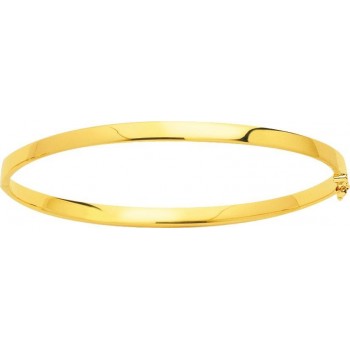 Bracelet RUBAN or jaune 750 /  °° ouvrant largeur 4 mm