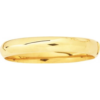 Bracelet ALLEGRIA 11J or jaune 750 /°° jonc lisse largeur 11 mm