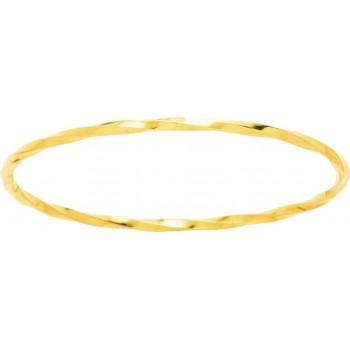 Bracelet NOELLA  or jaune 750 /°° jonc massif largeur 1.80  mm