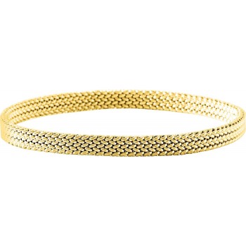 Bracelet TISSAGE or jaune 750 /°°