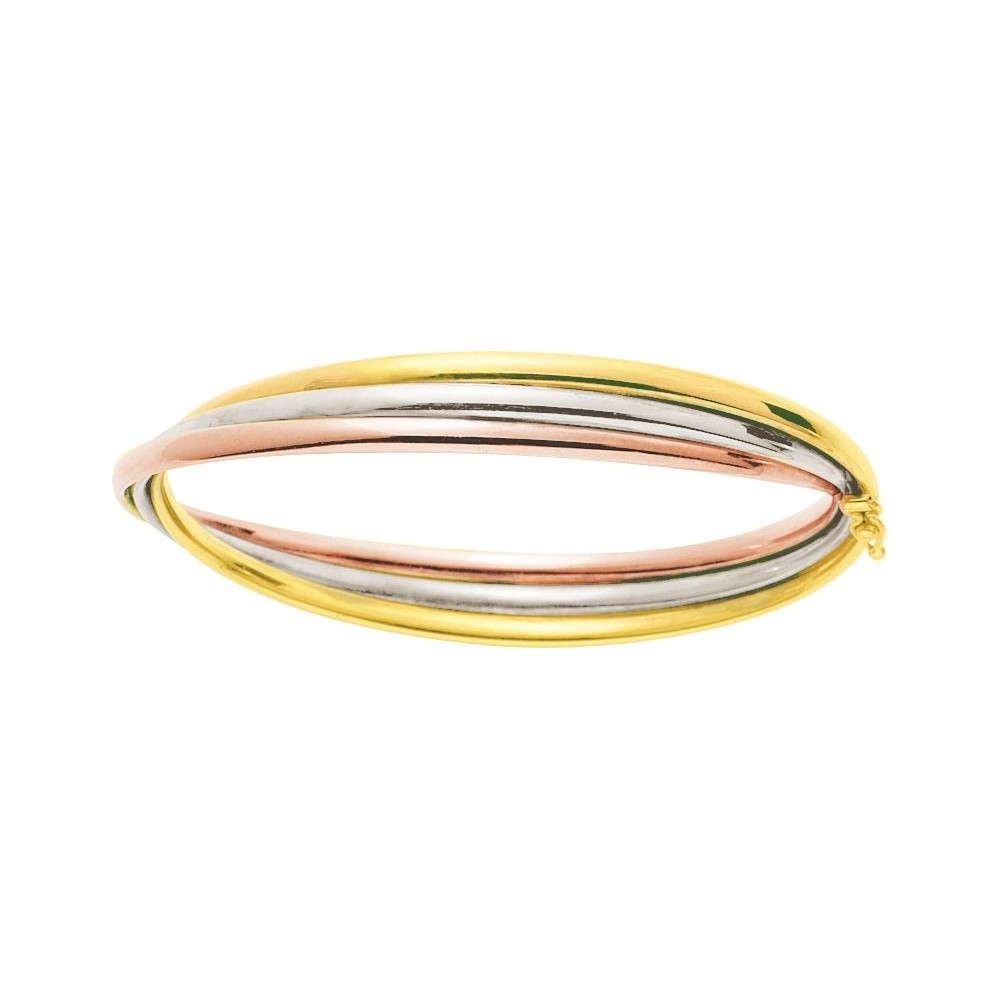 Bracelet TOGETHER  or jaune or rose or blanc 750 /°° largeur 3 mm