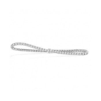 Bracelet tennis CHRYSALIS  or blanc 750 /°° diamants  3 carats
