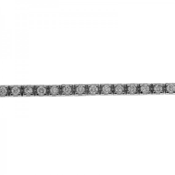 Bracelet tennis CHRYSALIS  or blanc 750 /°°  diamants 1 carat