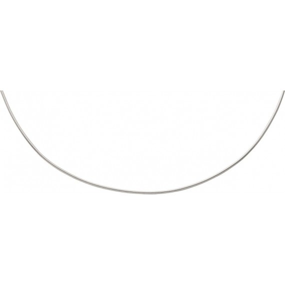 Chaine CABLE or blanc largeur 1,3 mm