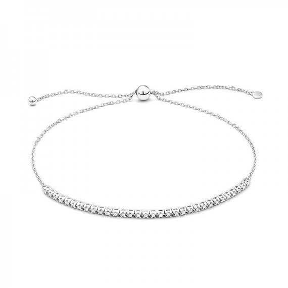 Bracelet VAHINE or blanc 750/°° diamants 0,09 carat