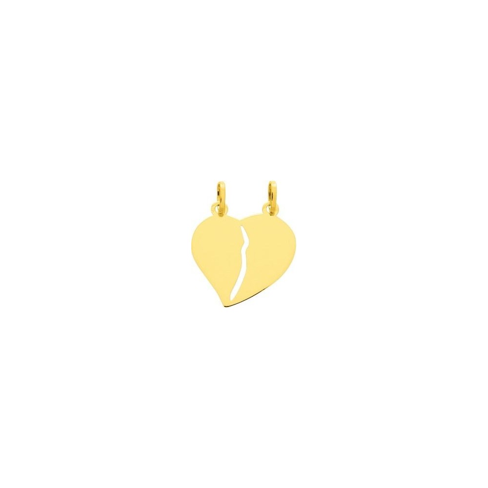 Coeur GALANT or jaune 750/°° sécable