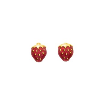 Boucles d'oreilles fraises...