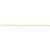 Bracelet EDERA  or jaune 750 /°° mailles corde diamètre 3 mm