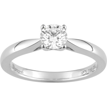 Bague BARONNE or blanc 750...
