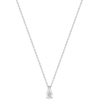 Collier CROWN or blanc 750...