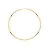 Créoles CLAIRE or jaune fil rond 1,6mm diamètre 24 mm