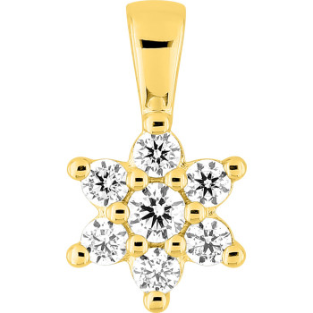 Pendentif PRALINE or jaune...
